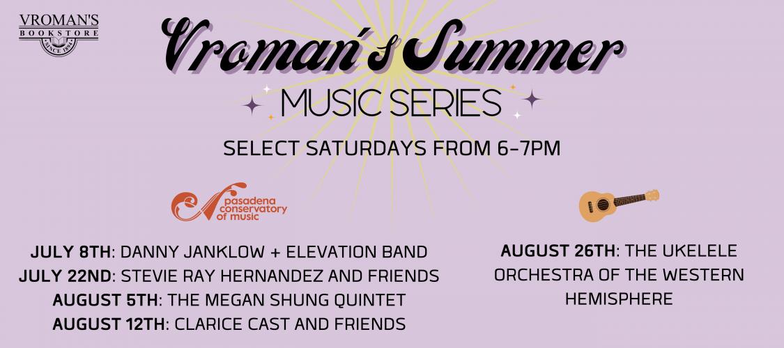 Vroman's Summer Music Series information
