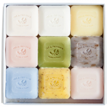 Image of gift box with nine soaps 